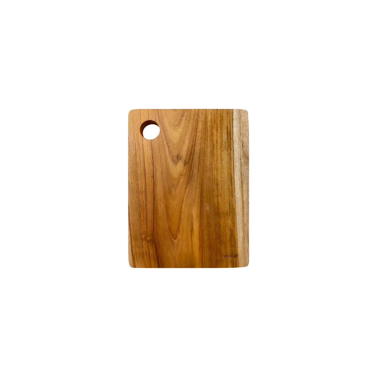 homLiv Talenan Kayu Jati Persegi Panjang Pepita Square Cutting Board 9
