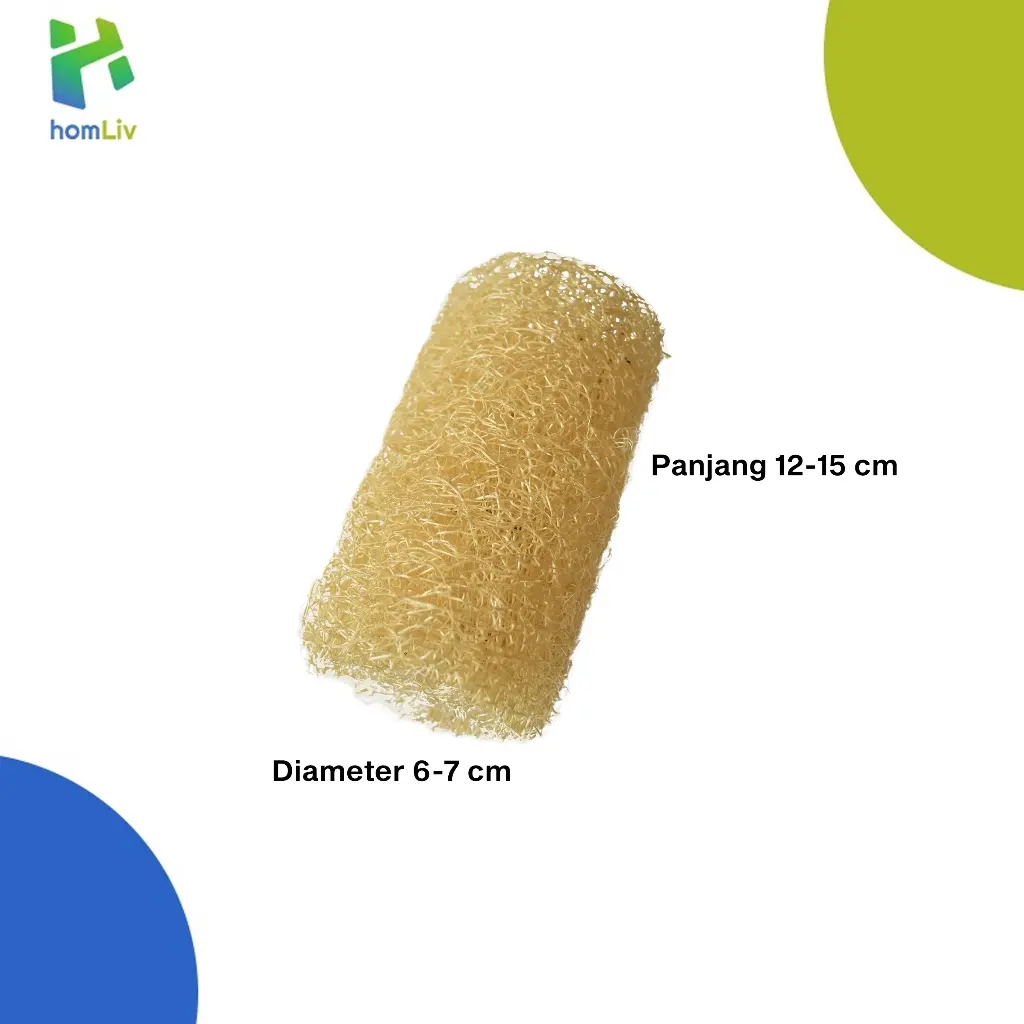 homLiv Spons Cuci Sabut Cuci Piring Luffa Dishwashing Sponge Loofah 2