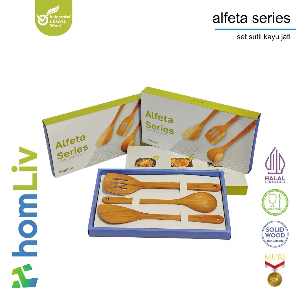 homLiv Paket Hampers Set Sutil Alfeta Food Grade - Hampers Isi 3 Sutil - Parcel - Hadiah