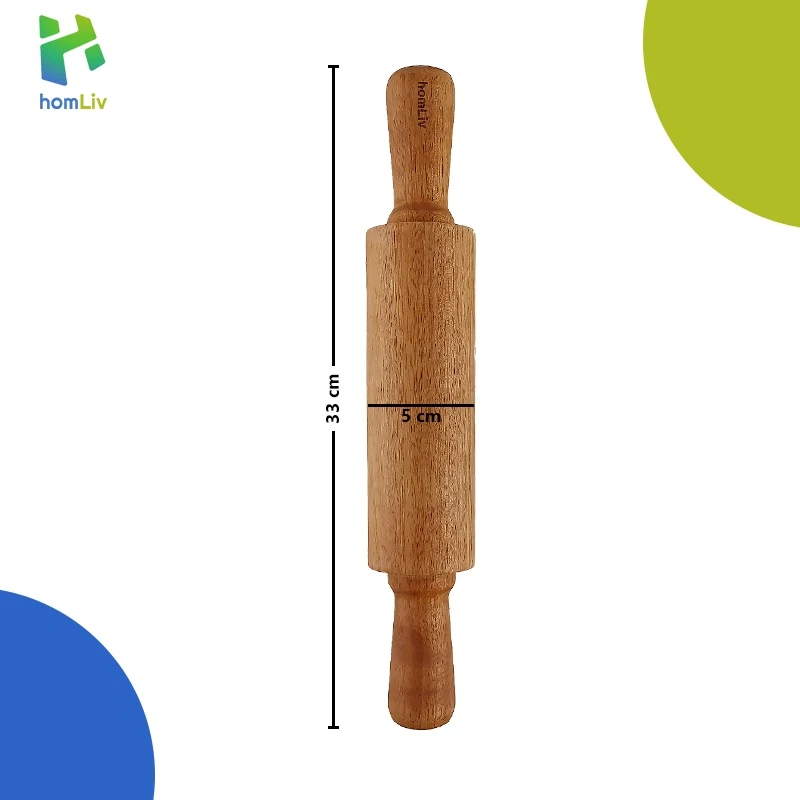 homLiv Pisau Selai Kayu jati 19 Cm Oreno Wooden Butter spoon Foodgrade 07257 4