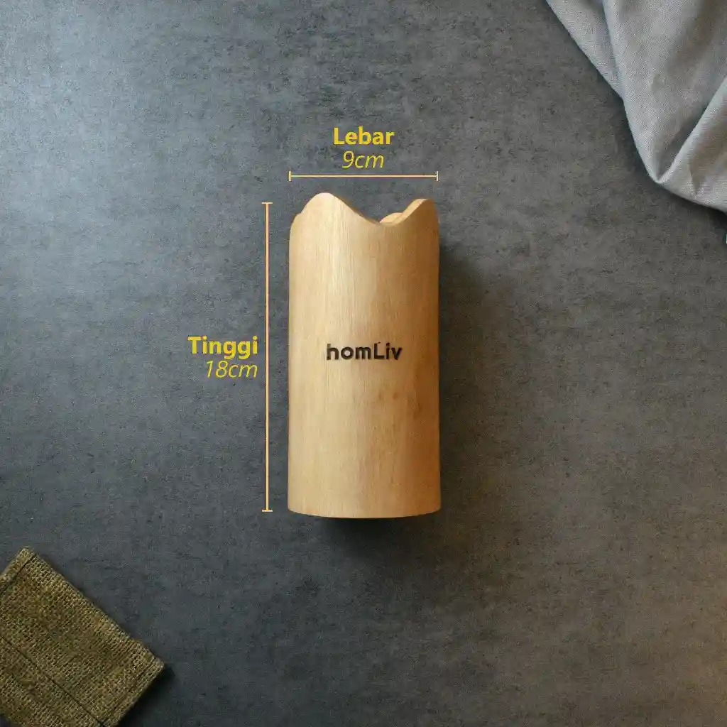 homLiv Set Alat Masak Kayu Morning Glory Cookware Set Food Grade 2