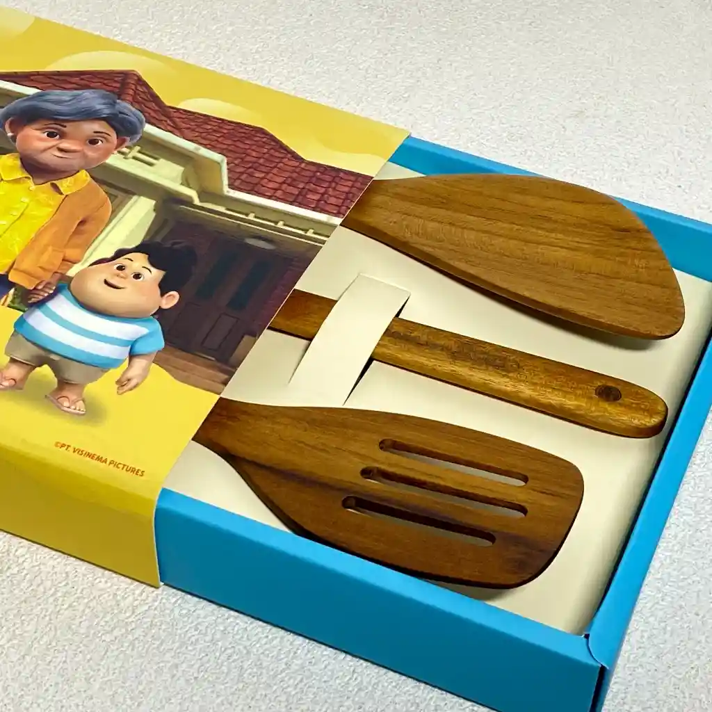 homLiv - Sutil Kayu Jati Alfeta Series 3in1 Jumbo Limited Edition 2