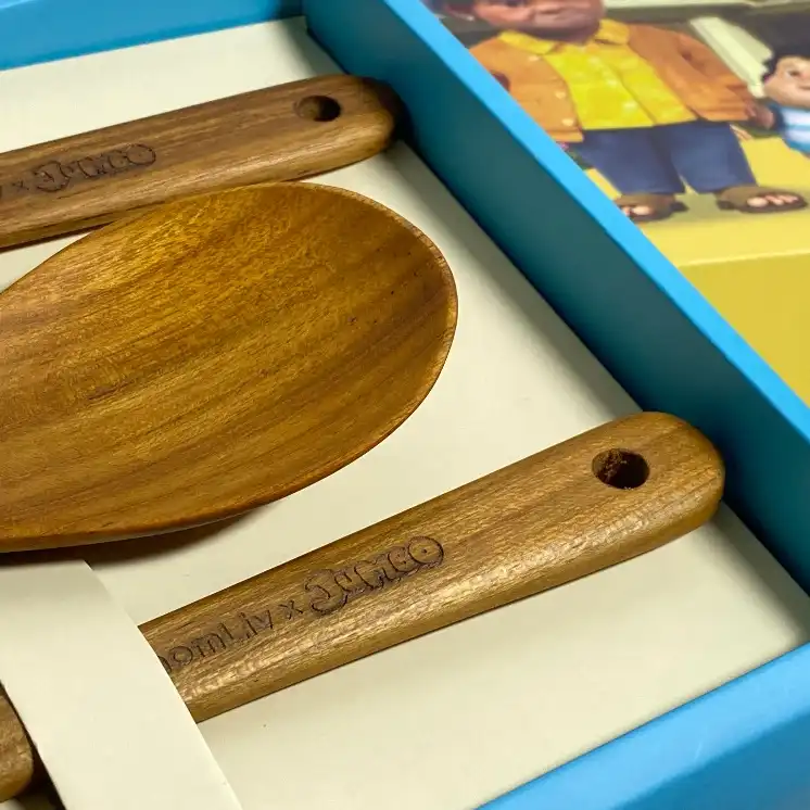 homLiv - Sutil Kayu Jati Alfeta Series 3in1 Jumbo Limited Edition 4