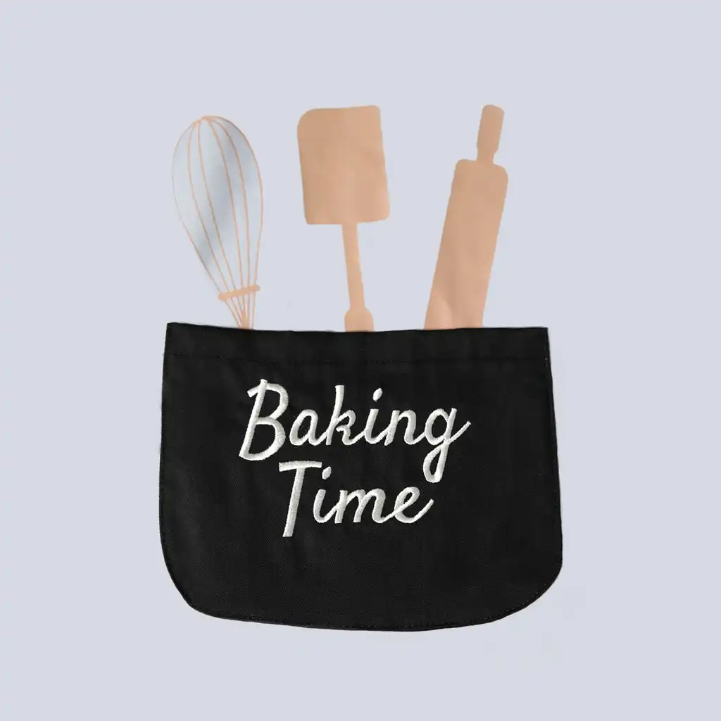 homLiv - Celemek Masak Dua Sisi Bahan Premium - Two Side Cooking Apron 6