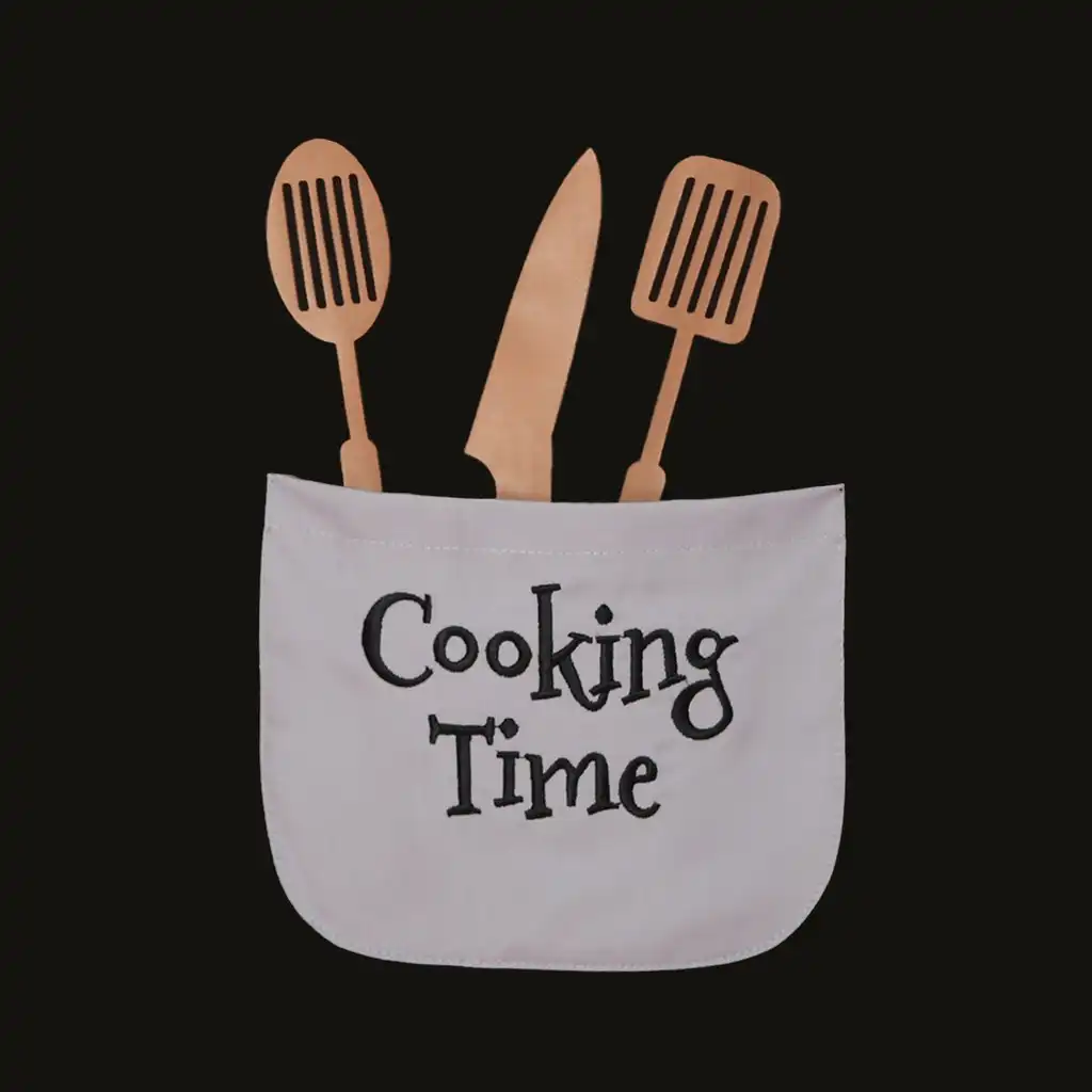 homLiv - Celemek Masak Dua Sisi Bahan Premium - Two Side Cooking Apron 7